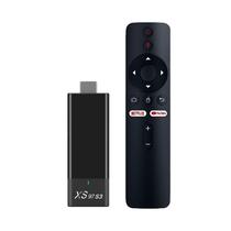 Media Player Mini TV Stick XS97 S3 / 2GB / 8GB / 4K / Full HD / Android 10 - Preto