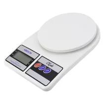 Balança Digital Krab KBDC10 - Até 10KG - Branco