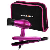 Secador Kit Chapinha e de Cabelo Megastar Beauty On The Go GWB055KIT Bivolt - Roxo