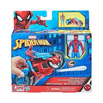 Figura Con Vehiculo Hasbro Marvel Spider-Man Web Blast Cycle F6899