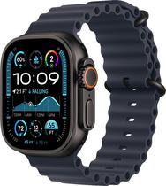 Apple Watch Ultra 2 GPS+Cellular 49MM Caixa Titanio Black Pulseira Ocean Band Navy MYTC3LW