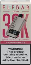 Vape Descartavel Elf Bar TE30K Strawmelon Peach 30000 Puffs