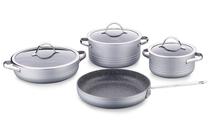 Korkmaz Grey Pot Set Linha 7 PCS