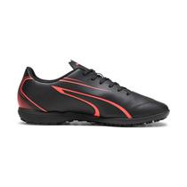 Chuteira Puma Vitoria TT Masculino Preto/Vermelho 107484-02