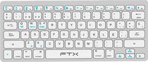 Teclado Sem Fio FTX FTXB1000 - Prata (Espanhol)