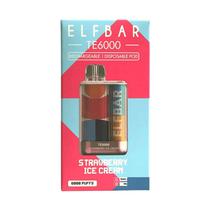 Pod Descartavel Elf Bar TE6000 Strawberry Ice Cream