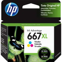 Cartucho de Tinta HP 667XL 3YM80AL - Colorido