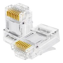 Conector TP-Link RJ45 CAT6 Pack/100 Unidades - Transparente