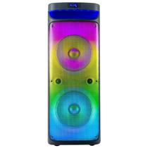 Caixa de Som Kolav F2102 LED RGB Bluetooth / USB / TF / Aux / 10" - Preto