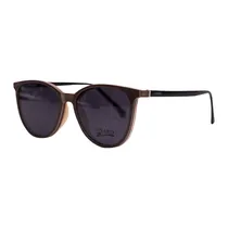 Armação para Óculos de Grau Clip-On RX Visard 2206 54-17-142 C7 - Preto/Marrom