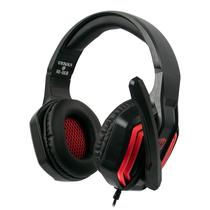 Headset Gamer Satellite AE-361R - com Fio - Driver 40MM - Preto e Vermelho