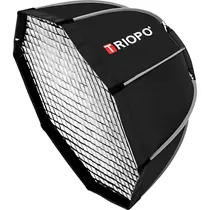 Softbox Triopo K90 Octogonal 90CM com Grid - Preto