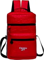 Mochila Mateira Las Oreiro 17314 - Vermelha