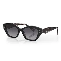 Oculos de Sol Feminino Freelook F1001-1 / Estilo Cat Eye - Preto