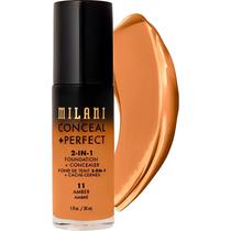 Base Liquida Milani Conceal+Perfect 2 Em 1 11 Amber - 30ML