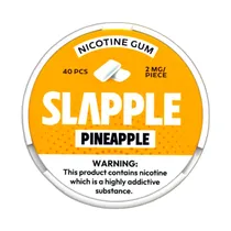 Goma de Nicotina Slapple Gum Pineapple 2MG (40 Unidades)