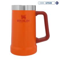 Copo Termico Stanley Adventure Beer Stein de 709 ML - Laranja