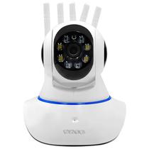 Camera IP Satellite A-CAM006 com Wi-Fi e Microfone - Branca