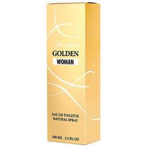 Perfume Fragluxe Golden Woman Eau de Toilette Feminino 100ML