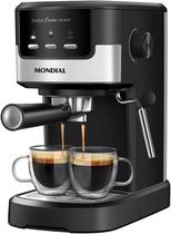 Mondial Cafetera Expresso C-20-Ec Dolce Crema 20BAR/1200W/220V Metal 220V ~ 50/60 HZ Negro