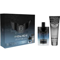 Kit Perfume Police Deep Blue Edt 100ML + Gel de Banho 100ML - Masculino 2 Peças