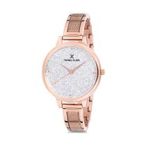 Relogio Analogico Feminino Daniel Klein Premium DK12186-2 - Rosa Ouro