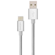 Cabo USB-C Philips DLC2528N/97 1.2 Metros - Prata