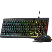 Kit Teclado Gamer + Mouse Redragon S141 RGB USB - Preto