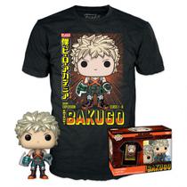 Funko Pop Tees MY Hero Academia Bundle Funko + Camiseta Bakugo - XL (64595)