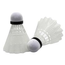 Peteca para Badminton Nylon e Cortica c/ 3 Unidades Blanco