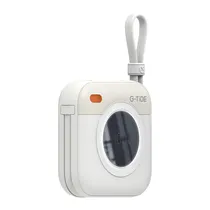 Carregador Portátil G-Tide Multi X1 - 10000MAH - USB-C/Lightning - Wireless - Branco