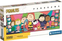 Quebra-Cabeça Peanuts Panorama Clementoni - 39805 (1000 Pçs)
