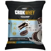 Landerfit Alfajor Crokwhey Cookies And Cream Plastico Celeste