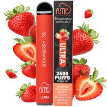 Vape Descartavel Fume Ultra 2500 Puffs com 5% Nicotina - Strawberry