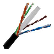 Cabo Iuron CAT6A Utp 4P 0.57MM 23AWG BC 100% Cobre 1KM Preto