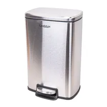 Lixeira de Aço Inox Retangular 5L
