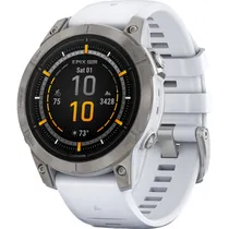 Relógio Smartwatch Garmin Epix Pro (Gen 2) Sapphire 47 MM - Titanium/Whitestone (010-02803-20)