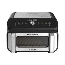 Freidora Air Fryer Electrobras Bravo XL EBGAF-12 1900W 11L 110V Negro - Plata