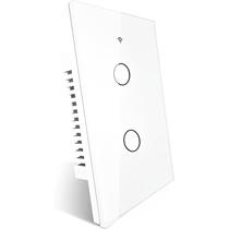 Interruptor de Luz Inteligente Moes WRS-US2 Wifi 2 Botoes - Branco