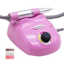 Polimento para Unhas Aorlis AO-78017 com Acessorios / 6A / 250V - Rosa