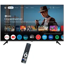 Smart TV LED 43" Mtek MK43FSGF Full HD Google TV Wi-Fi/Bluetooth com Conversor Digital