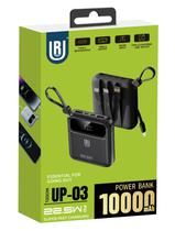 Carregador Portatil Ur 10000MAH Power Bank Model UP-03 - Preto