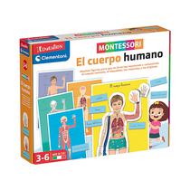 Kit de Juego Clementoni Education Montesorri 55476 El Cuerpo Humano