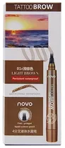Lápis de Sobrancelha Novo Quadrant Liquid 01 Light Brown - 2ML