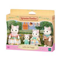 Figuras Epoch Sylvanian Families Latte Cat Family 5738