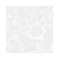 Servilletas de Papel PPD Lace Embossed Pearl 007257 33 X 33 CM 15 Unidades