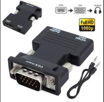 Adaptador Conversor VGA HDMI c/Audio -VGA(M) HDMI(H)