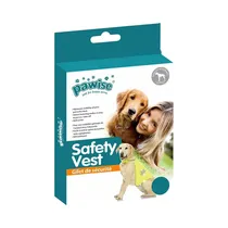 Chaleco de Seguridad para Perro Pawise 12002 M 42-48CM Fosforescente