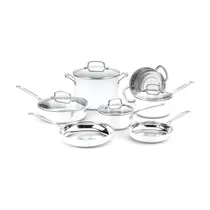 Jogo de Panelas Cuisinart CSMW-11G Chef's Branco – 11 Peças