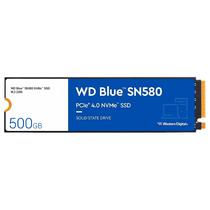 SSD Western Digital WD Blue SN580, 500GB, M.2 Nvme, Leitura 4000MB/s, Gravacao 3600MB/s, WDS500G3B0E